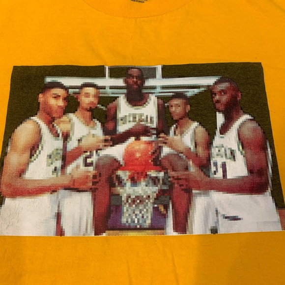 Retro Michigan Wolverines Fab 5 College shirt - Picture 3 of 7